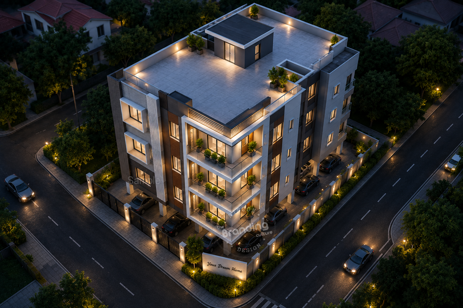 Aerial view of KalapattiFlats